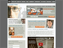 Tablet Screenshot of learnrv.com